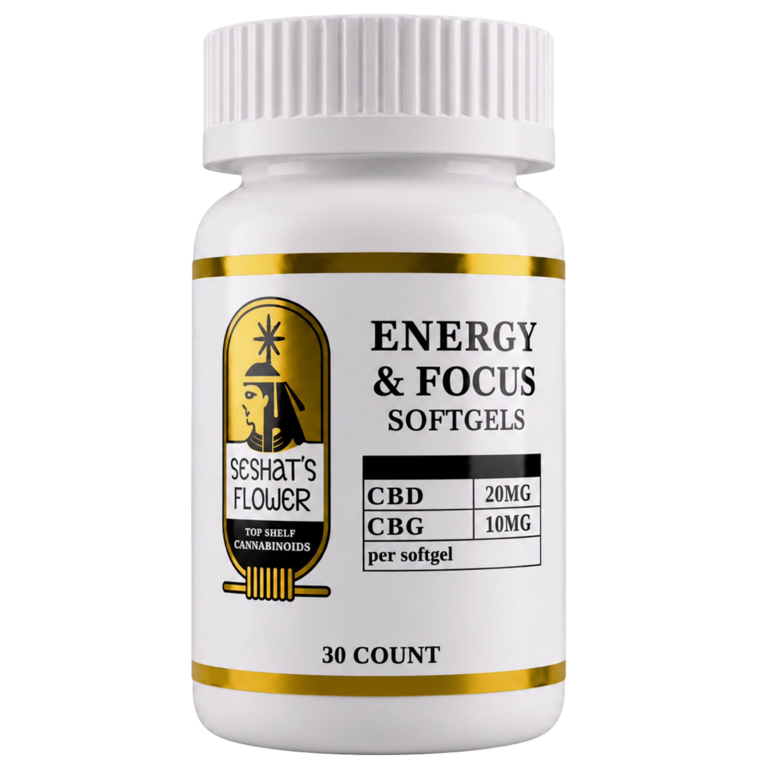 Energy & Focus CBG CBD Softgel Capsules